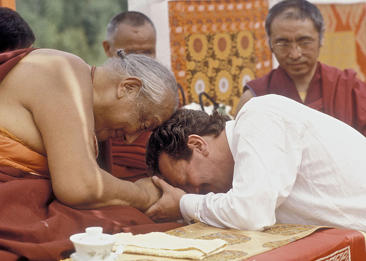 On His Holiness Dilgo Khyentse Rinpoche, and photos