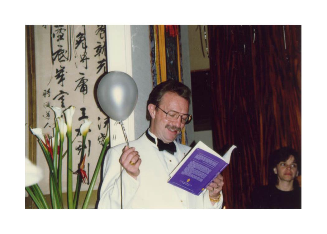 New Year's Eve, reading from "First Thought, Best Thought."